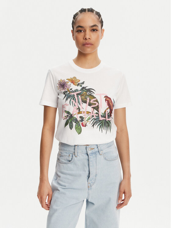 

Футболка обычного кроя 78PAHA01 Just Cavalli, белый