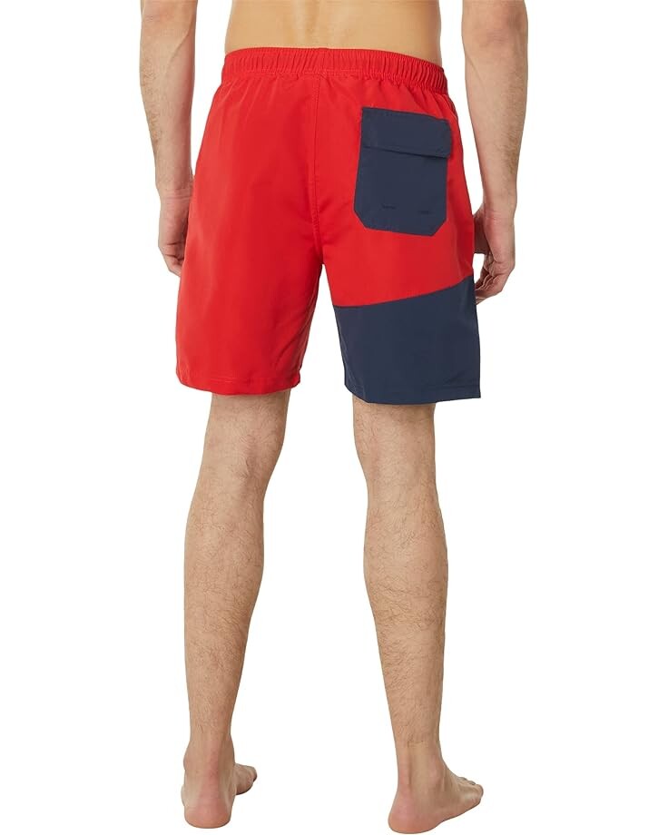 

Шорты для плавания U.S. POLO ASSN. USPA Color-Block Swim Shorts, цвет Engine Red