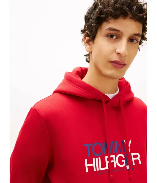 Толстовка BRAND LOVE regular fit Tommy Hilfiger, красный — фото 4