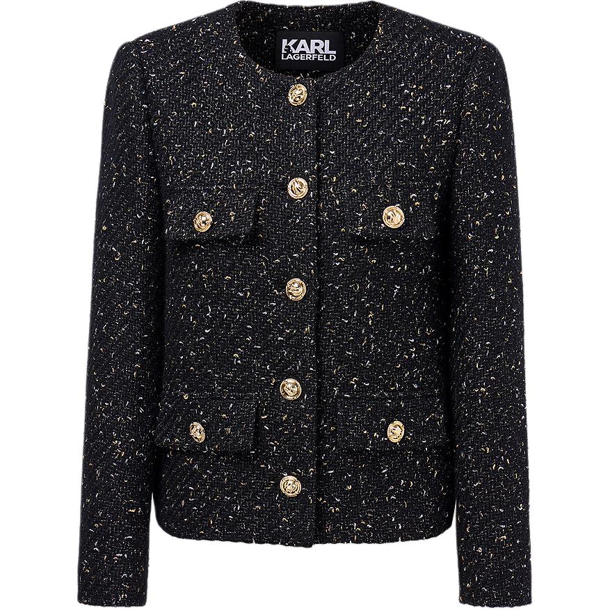 

KARL LAGERFELD / Karl Lagerfeld Jeans Куртка KARL LAGERFELD женская, Black Gold