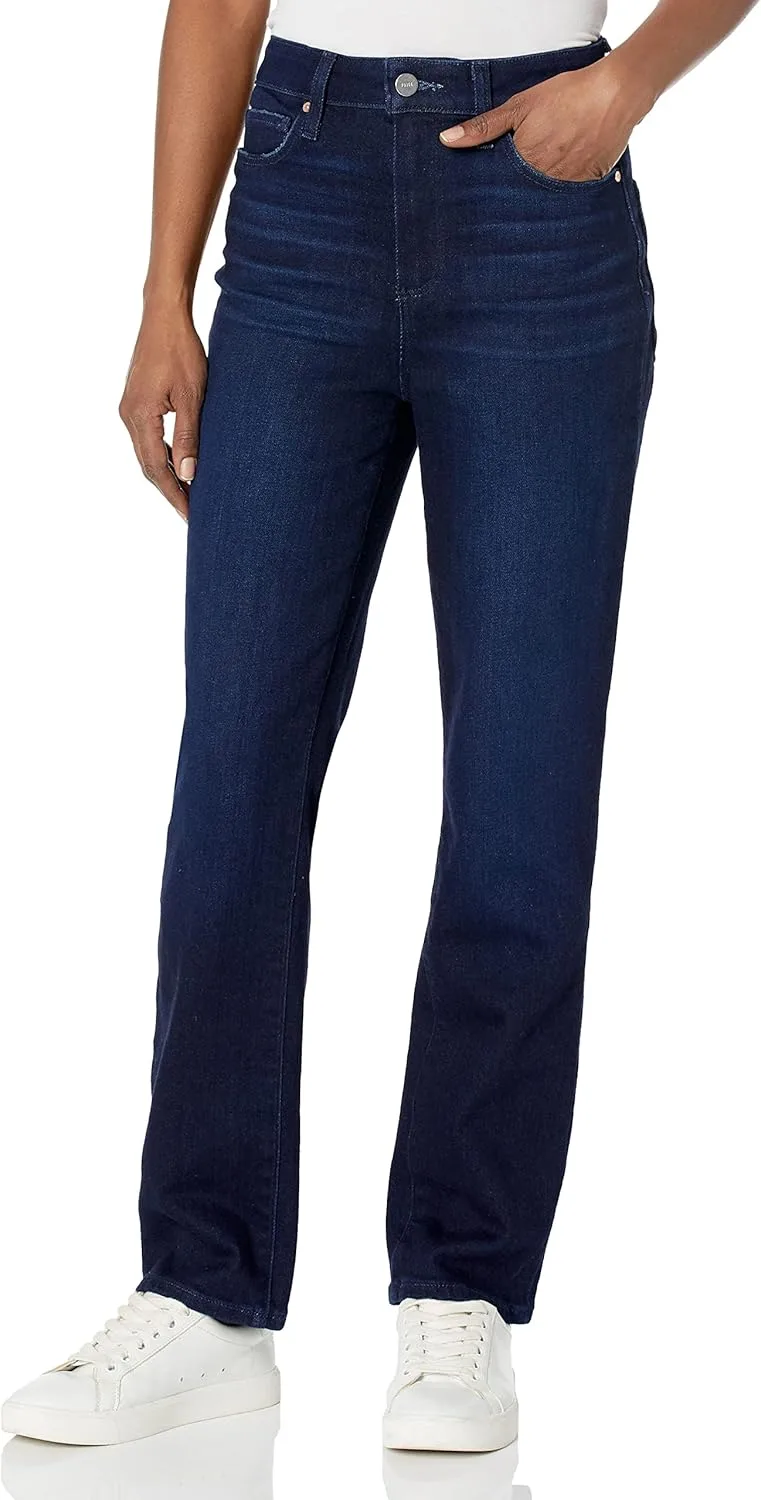 

PAIGE Женские джинсы Flaunt Kockout High Rise Straight Leg в цвете Solstice