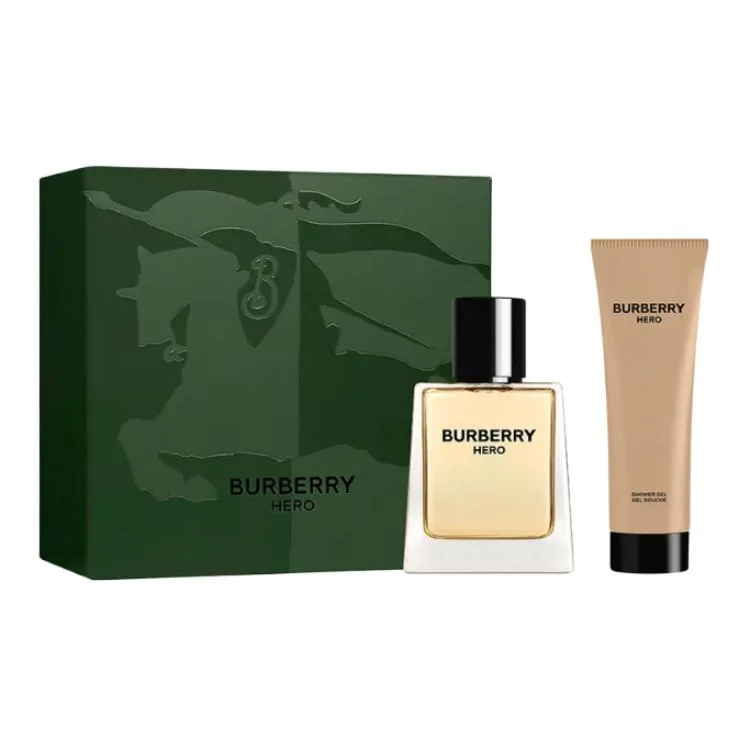 Burberry Мужской туалетный парфюм Hero New Version Cherished Love Box, 50 мл + гель для душа, 75 мл, Two-Piece Set: Hero Light Perfume 50ml+Shower Gel 75ml