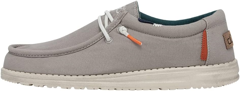 

Мужские туфли Hey Dude Wally Wash, Мужские туфли с шнурками, удобные и легкие Heydude, серый