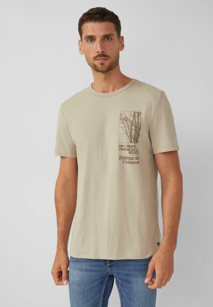 

Футболка s.Oliver MIT ARTWORK, Beige, Хаки, Футболка s.Oliver MIT ARTWORK, Beige