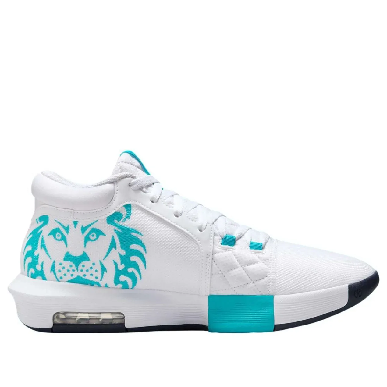 Кроссовки Nike LeBron Witness 8 'White Dusty Cactus Obsidian' — фото 2