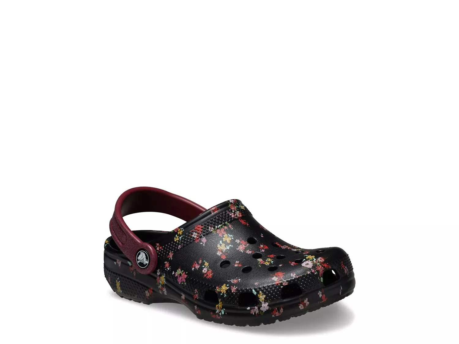 

Crocs Classic Ditsy Floral Clog - детские, черные/многоцветный цветочный принт