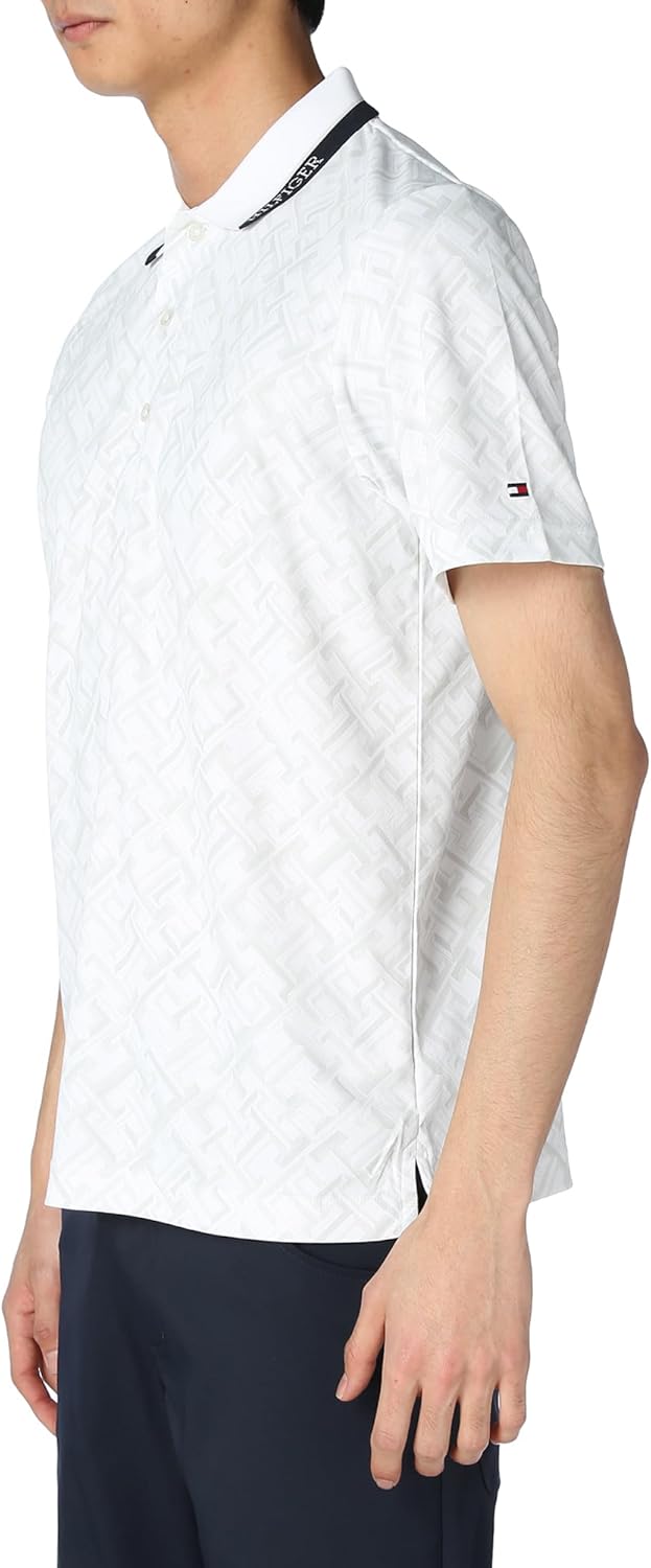 Футболка-поло с коротким рукавом TH Monogram Tommy Hilfiger Golf, белый — фото 4