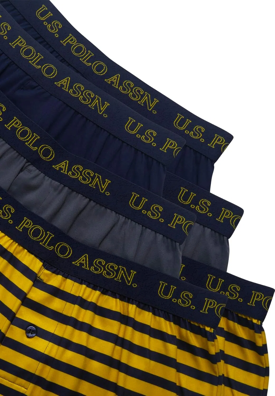 Боксеры U.S. POLO ASSN., Maritime Blue/Mango Mint Stripes/Charcoal Grey — фото 3