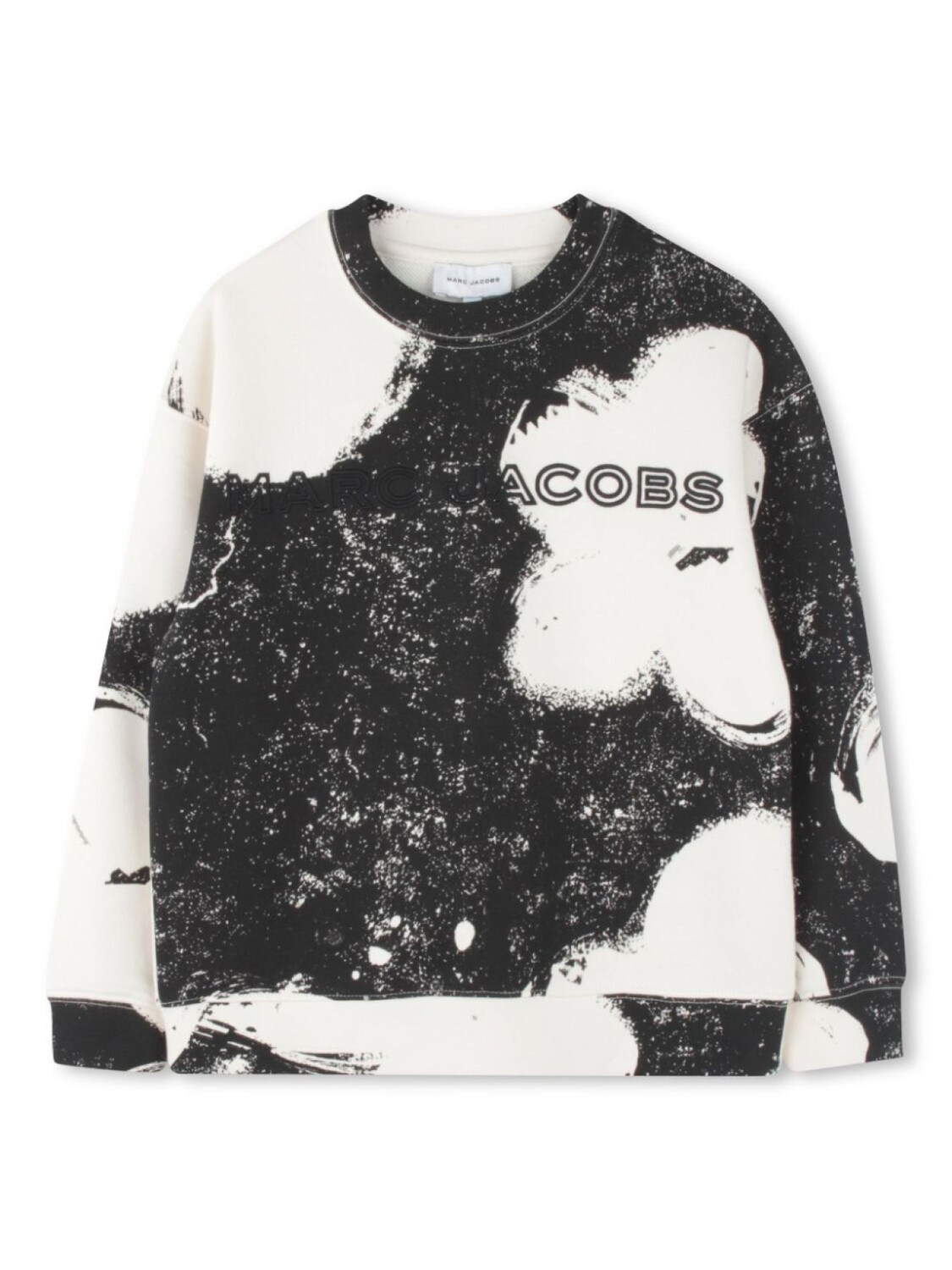 

Marc Jacobs Kids толстовка с вышитым логотипом, черный