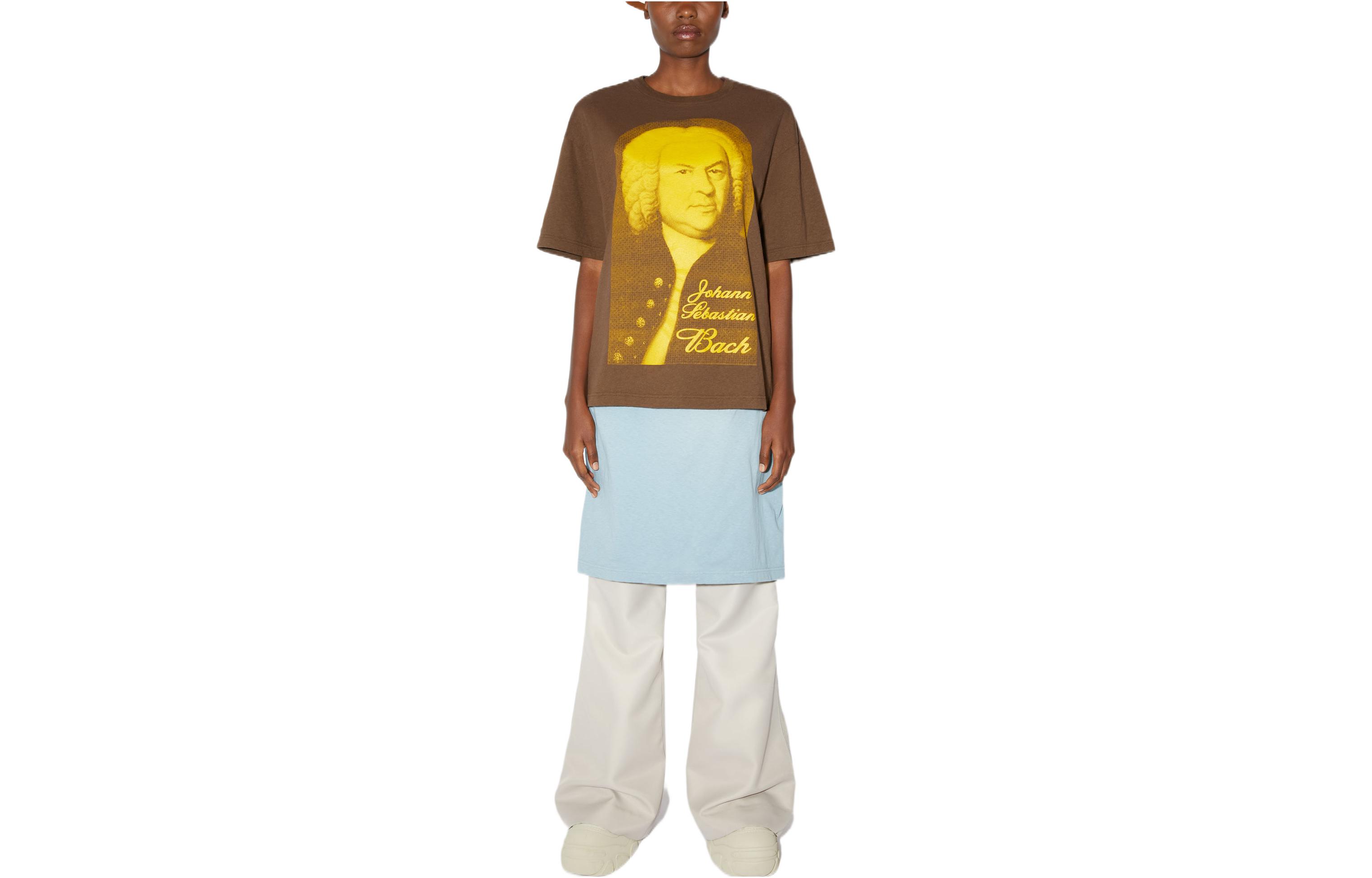 

Футболка унисекс коричневая Acne Studios