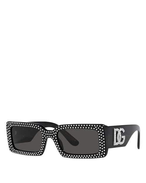 

DG4447B Прямоугольные солнцезащитные очки, 53 мм Dolce & Gabbana, цвет Black