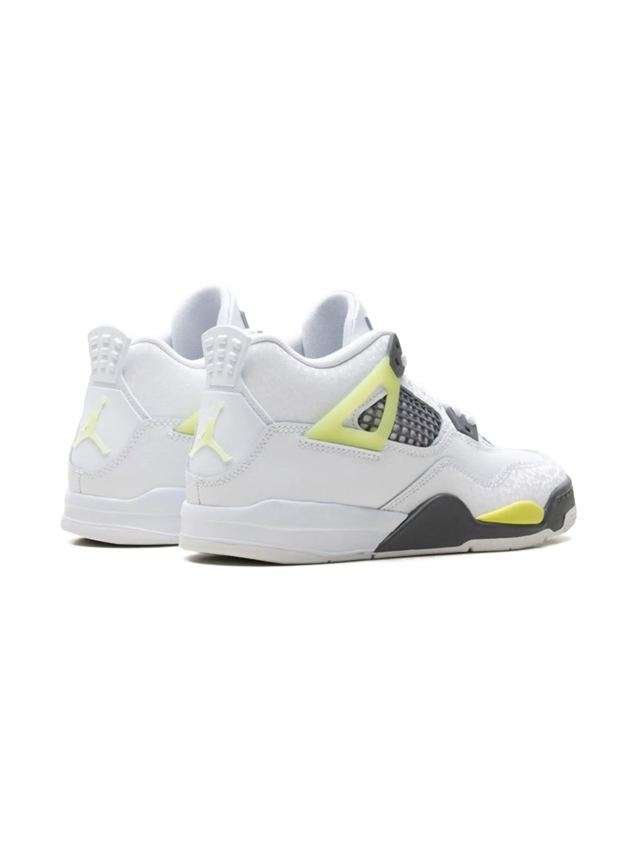 Кожаные кроссовки Air Jordan 4 PS Jordan Kids, белый — фото 3