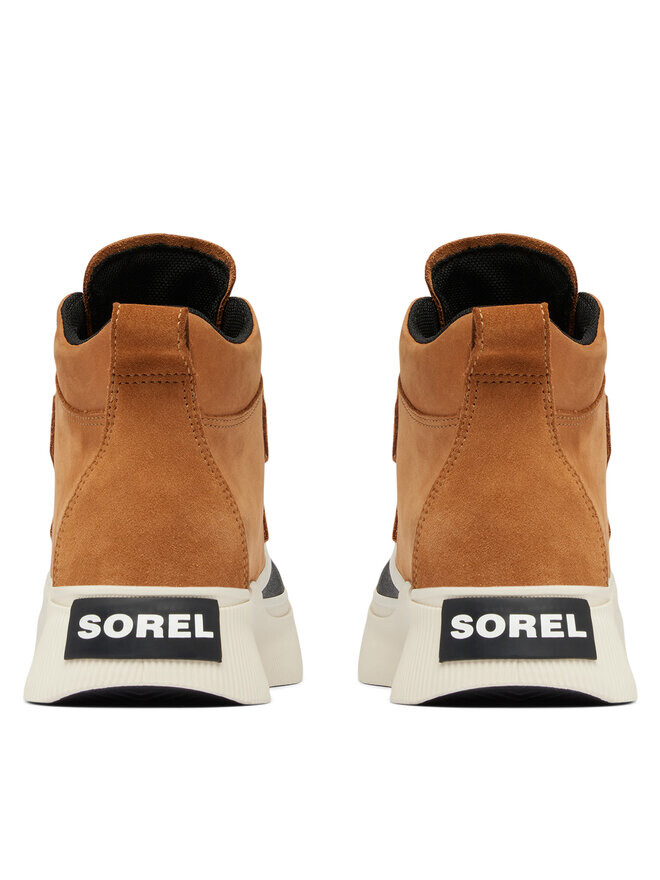 Зимние ботинки Sorel Out N About IV водонепроницаемые на шнуровке, коричневый — фото 3