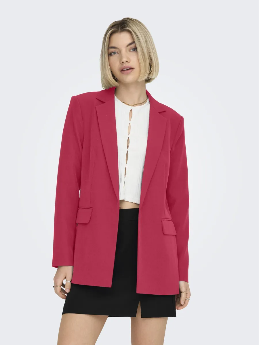 

Длинный блейзер ONLELLY LIFE L/S LOOSE BLAZER TLR NOOS " Only, цвет Viva Magenta