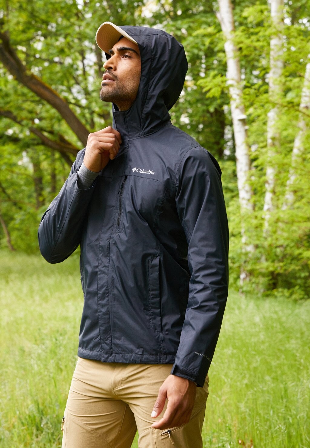 

Дождевик Columbia POURING ADVENTURE II JACKET, цвет Black, Серый, Дождевик Columbia POURING ADVENTURE II JACKET, цвет Black