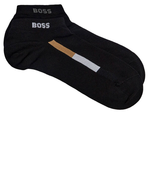

Носки/Короткие носки 2 шт. iconicstripe Boss, черный
