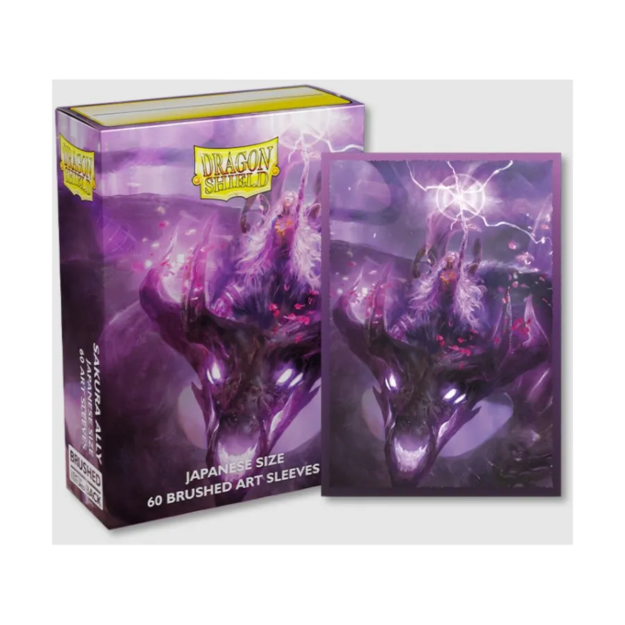 

Рукава с японским матовым рисунком — Sakura Ally (60), Dragon Shield - Card Sleeves - Japanese