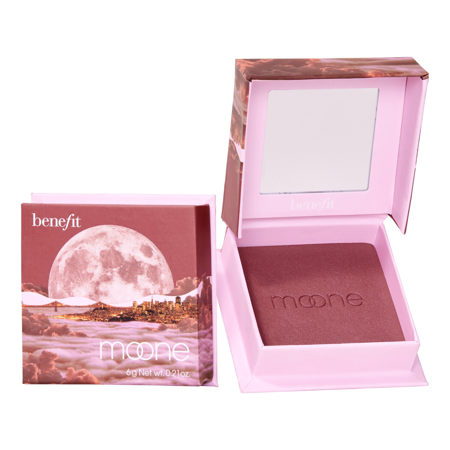 

Румяна цвета ежевики Moone Benefit Cosmetics