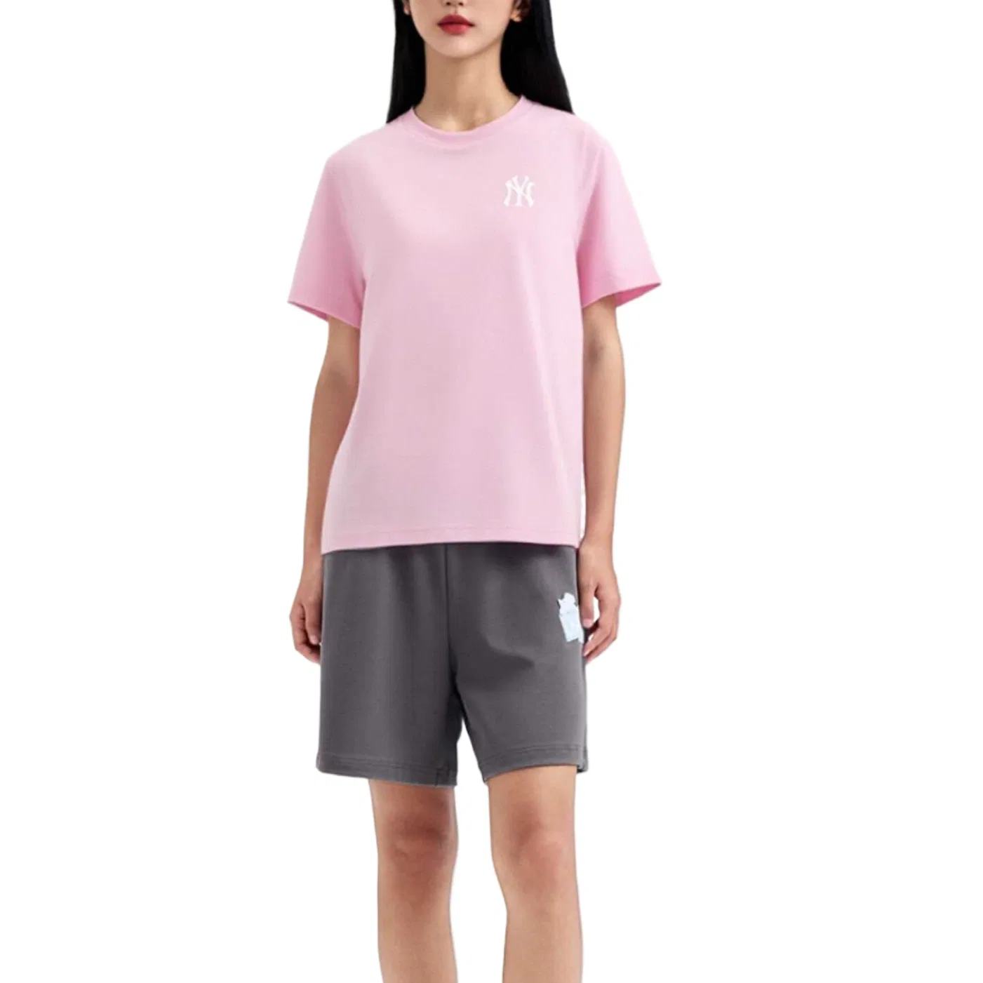 Футболка с круглым вырезом Moderate MLB KIDS, Light Pink — фото 3