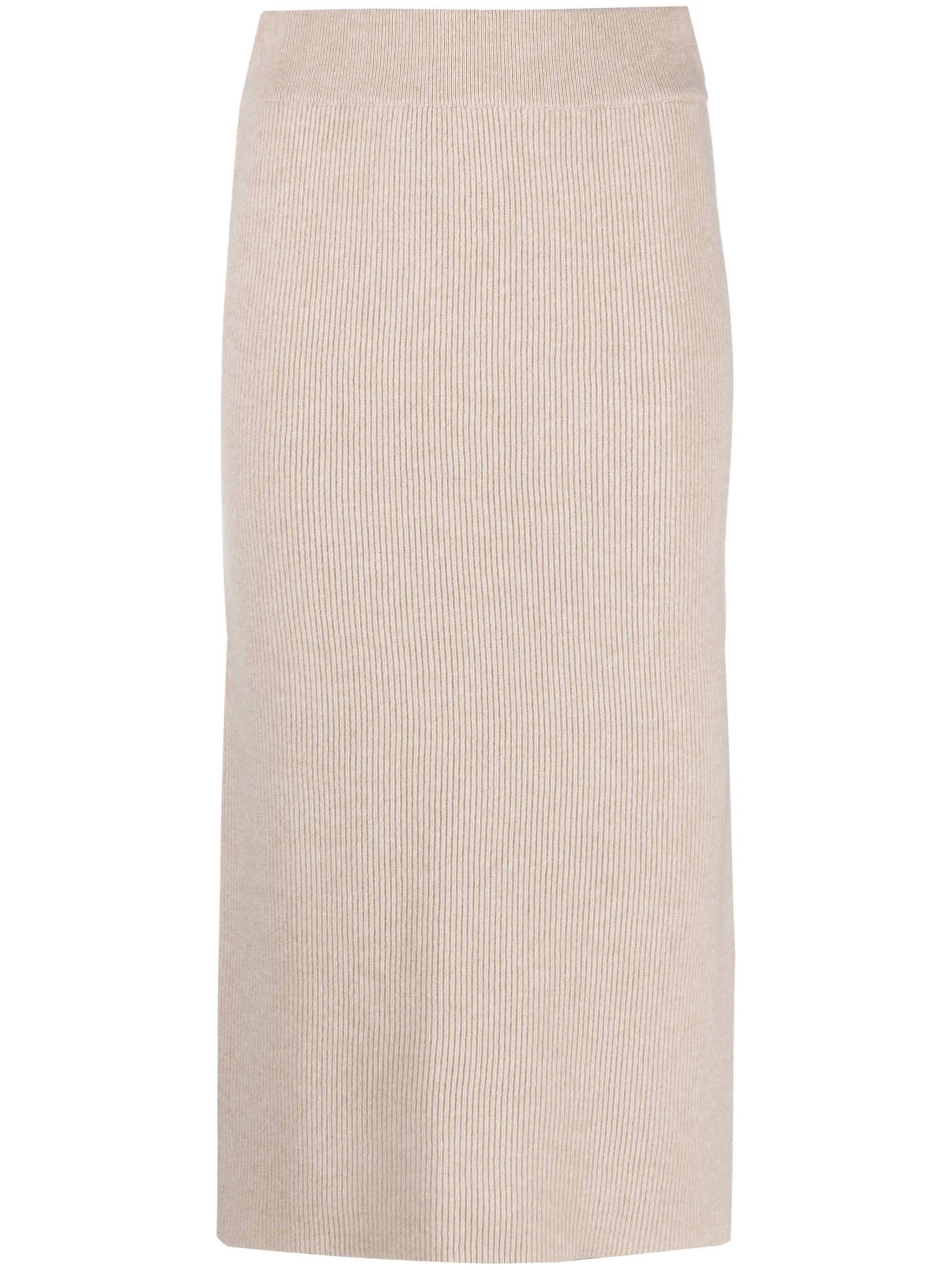 

Юбка миди в рубчик Brunello Cucinelli, коричневый