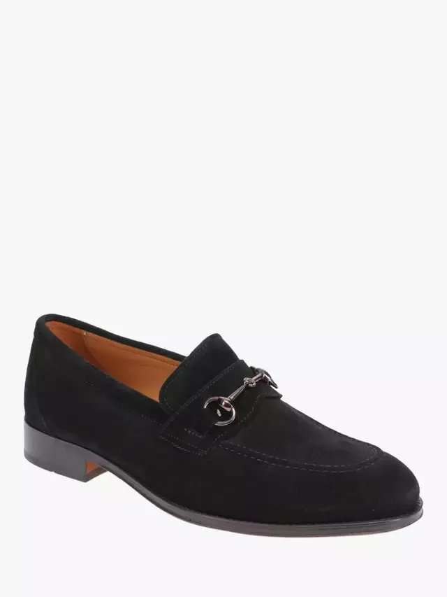 Замшевые лоферы Reece Jones Bootmaker, Black Suede — фото 2