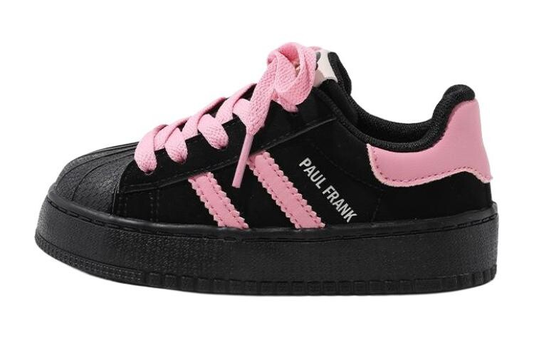 

Кроссовки paul frank Kids Skateboarding Shoes Kids Low-top, черный/розовый