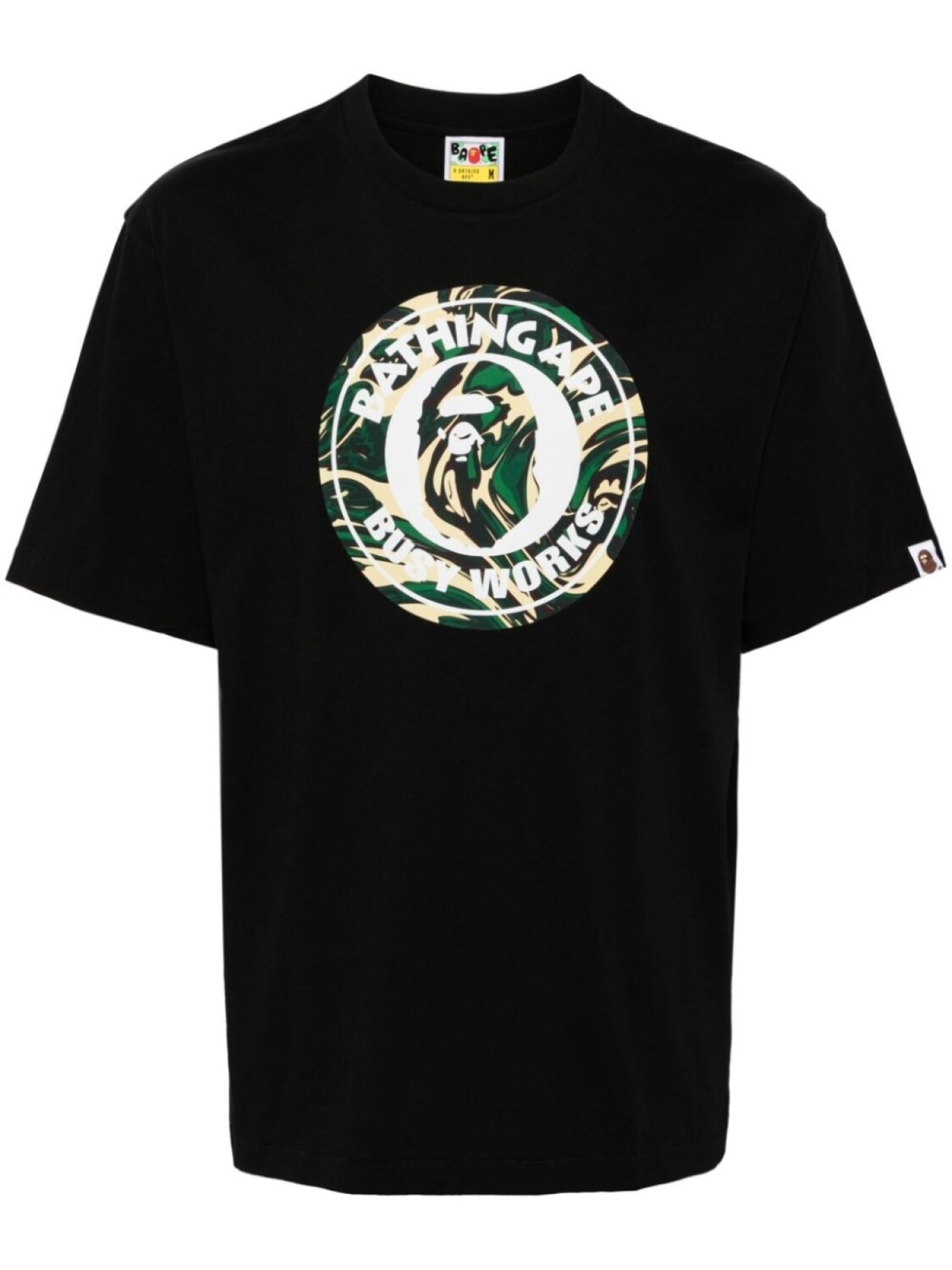 

A BATHING APE футболка Busy Works с логотипом, черный