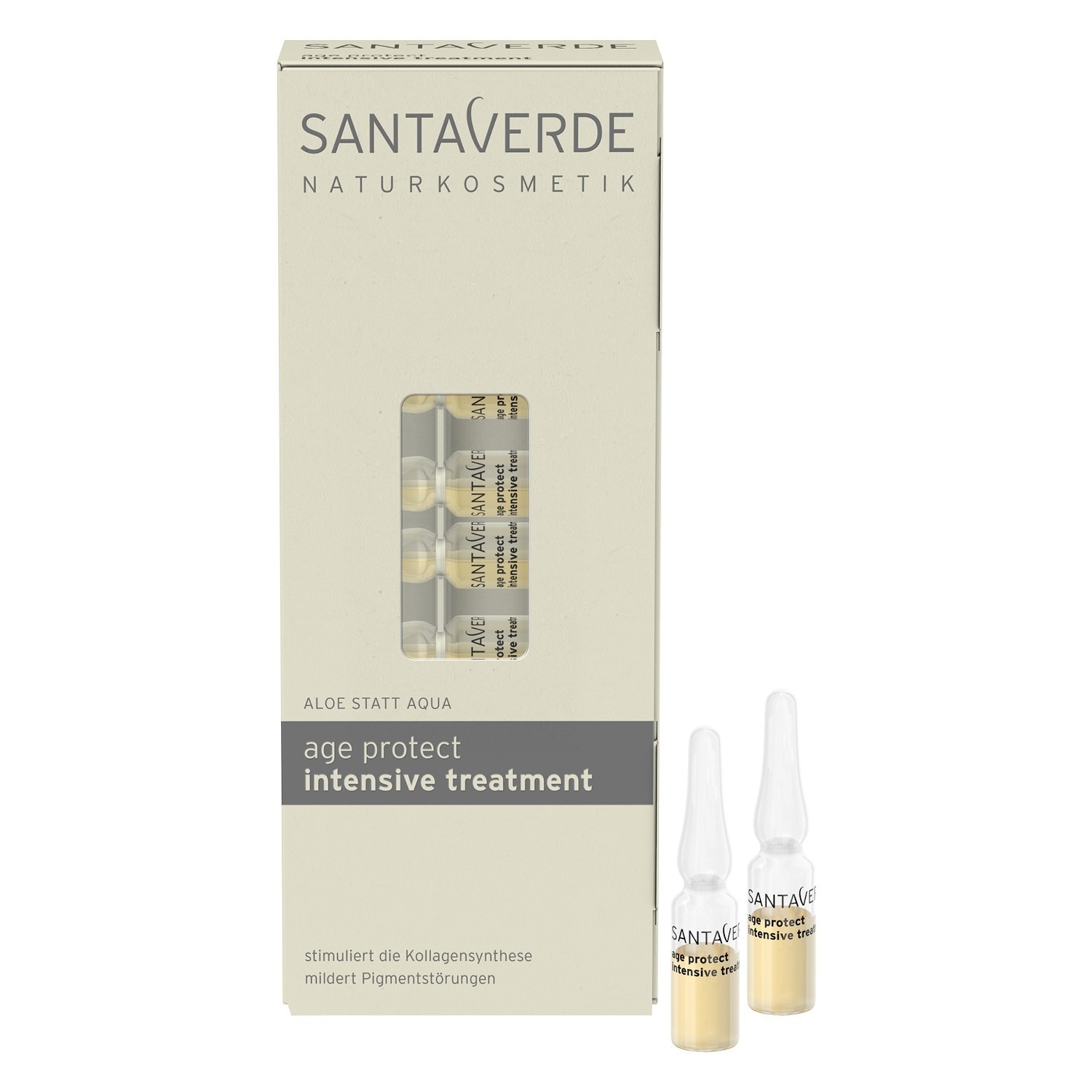 Мист Santaverde — Для лица aloe vera blüte age protect ampullenkur , объем, 10 мл — фото 3