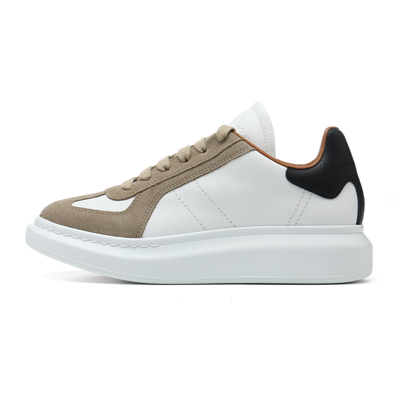

Alexander McQueen Оверсайз кроссовки лоу-топ повседневная обувь мужские white brown black