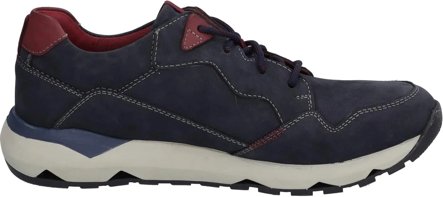 Мужские низкие кроссовки Josef Seibel Jeremiah 07, ширина G (стандартная), сменная стелька, Blue Indigo Combi — фото 4