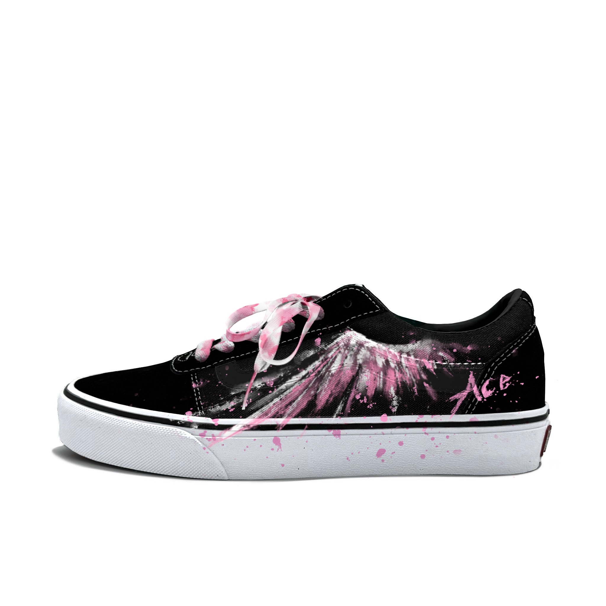 

Vans Низкие кроссовки Ward для скейтбординга, устойчивые к истиранию, розовые, мужские