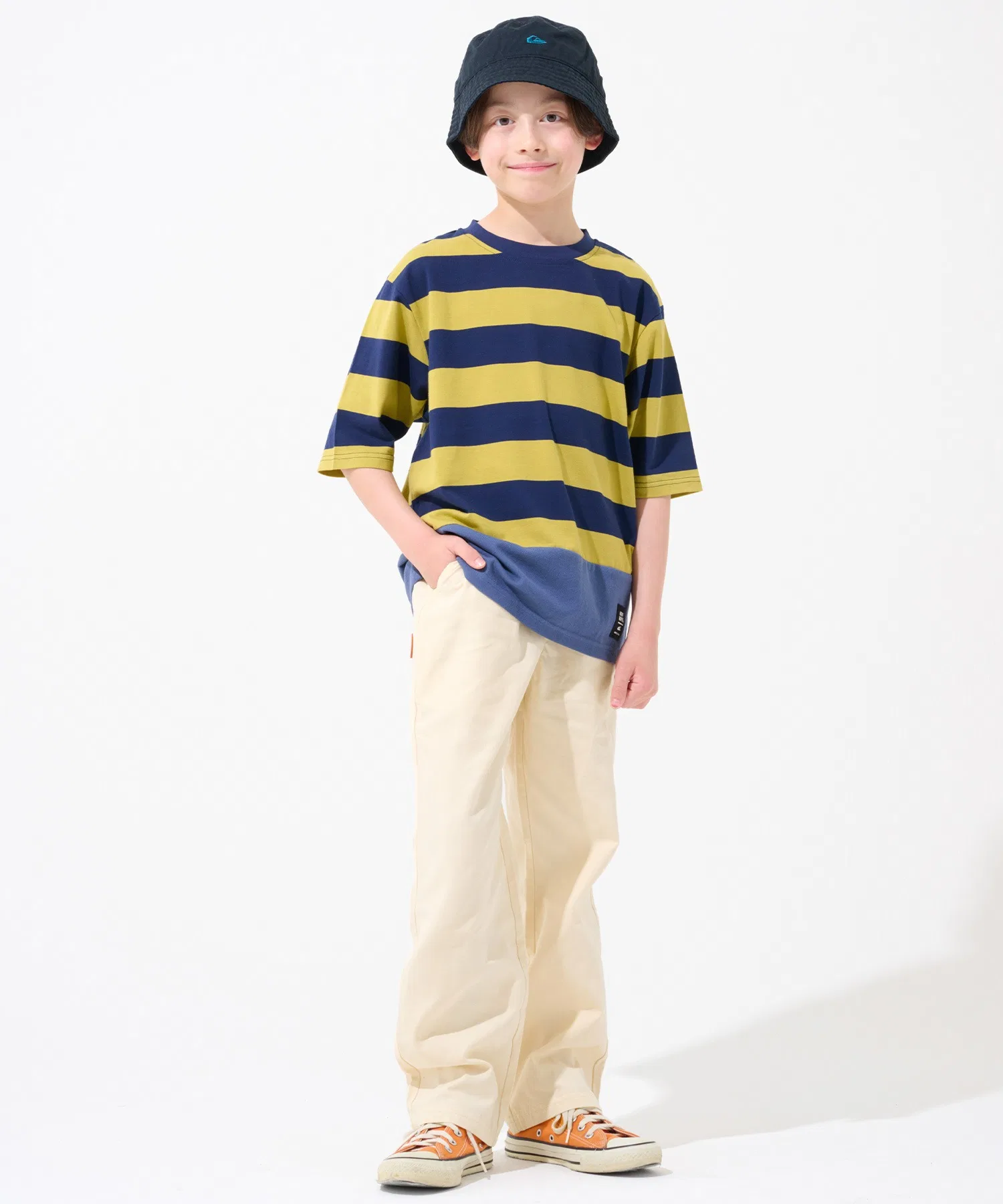 Детские хлопковые брюки-карго KRIFF MAYER Kid's Collection оранжевые — фото 2