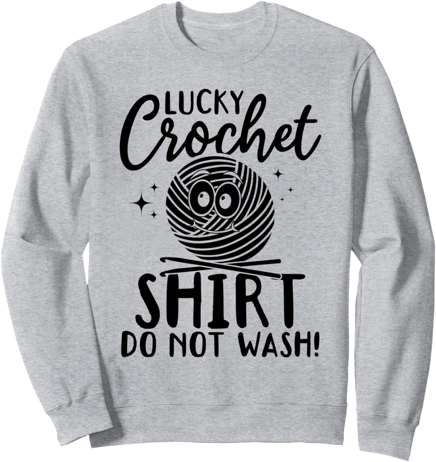 

Счастливая вязаная толстовка. Не стирать! - Вязаная толстовка Funny Crocheting Ideas, серый