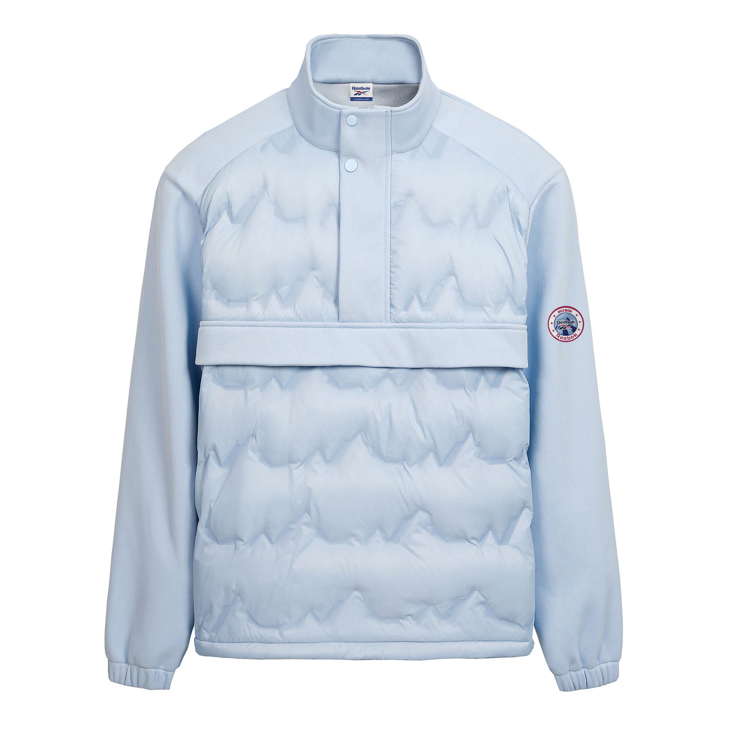 

Пуховик Unisex со стойкой, легкая куртка-пуховик Reebok, glacier синий