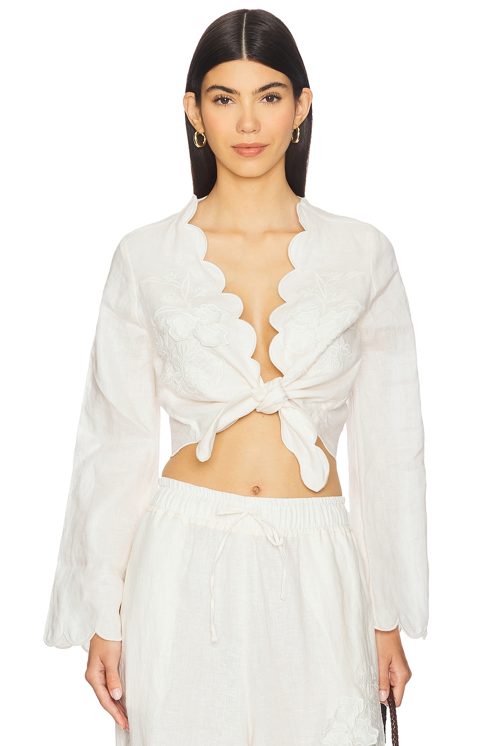 

Блузка X revolve solei от Agua Bendita, ivory