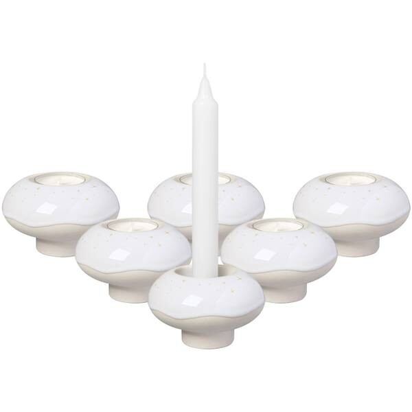 

Подсвечник like. by Villeroy & Boch Donut Winter Glow 6 шт, бежевый