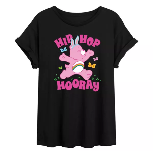 

Детская оверсайз футболка Care Bears Hip Hop Hooray Licensed Character, черный