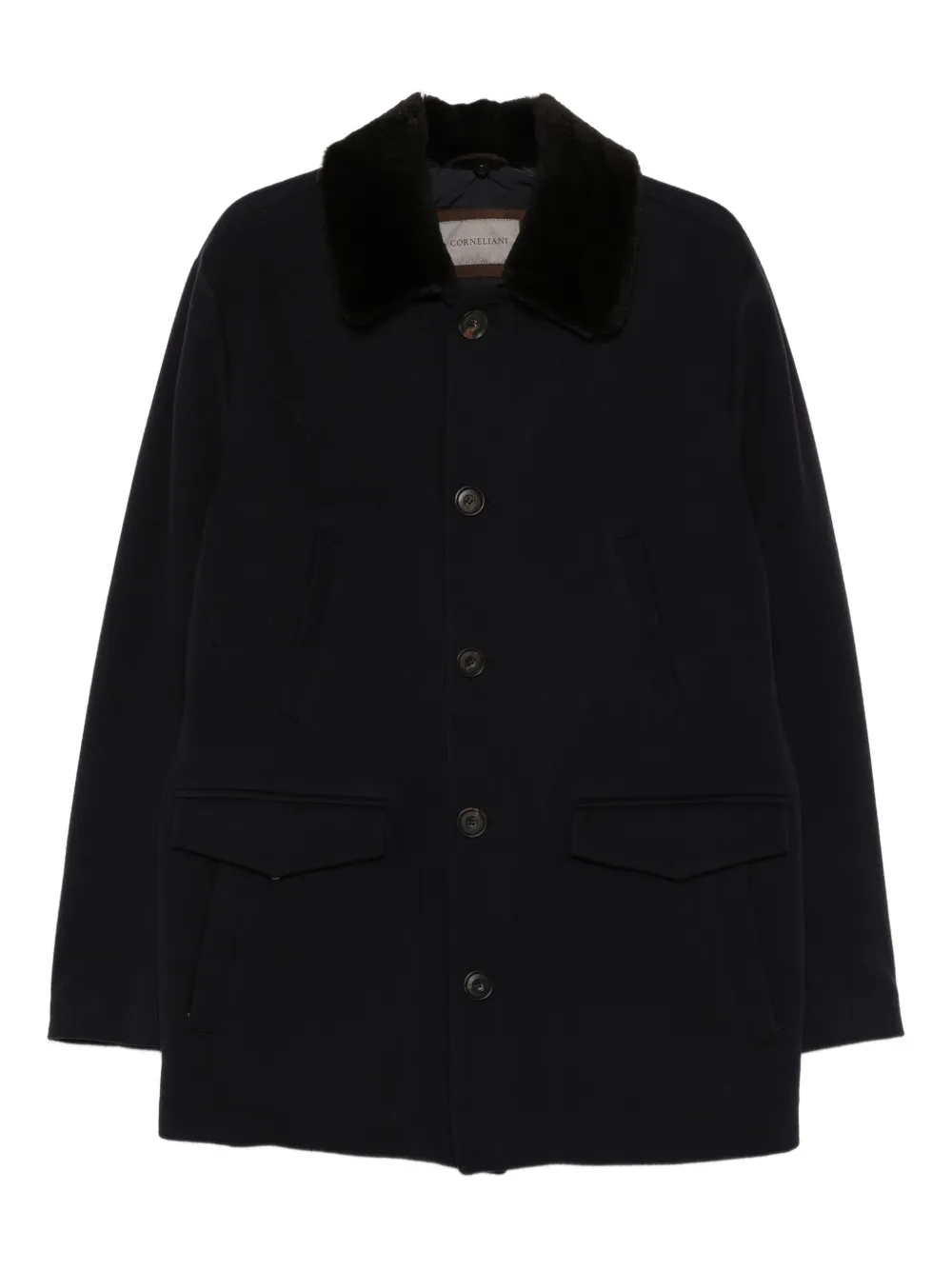 

Однобортный пиджак Corneliani, синий