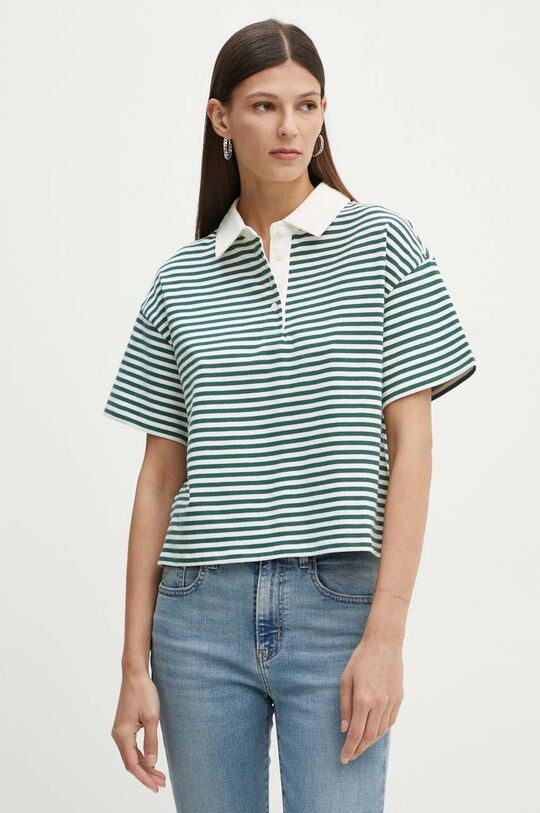 

Хлопковое поло Levi's, зеленый