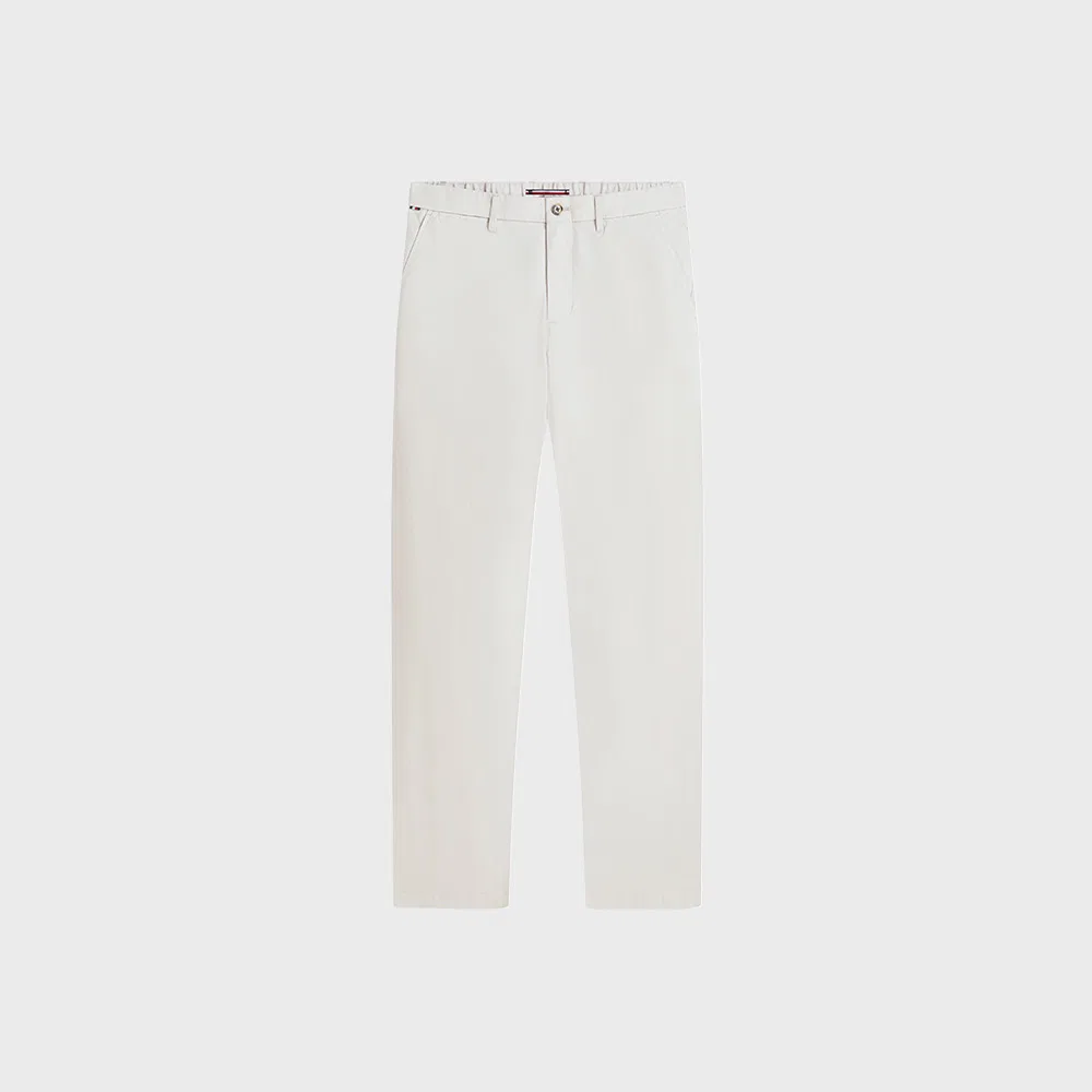 Мужские брюки чинос Denton Fit из поплина серые от Tommy Hilfiger