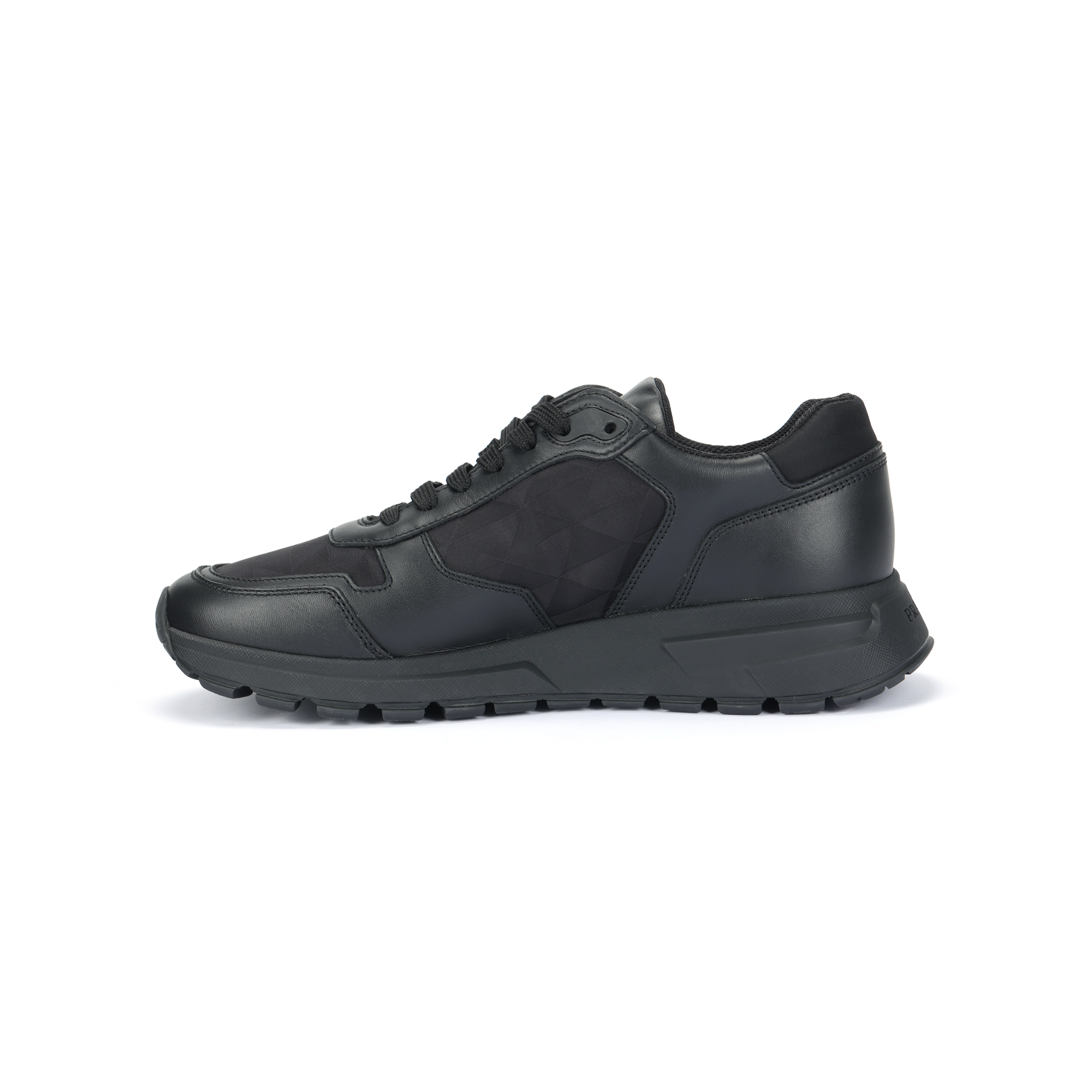 

PRADA Кроссовки Leather And Re-Nylon 'Black'