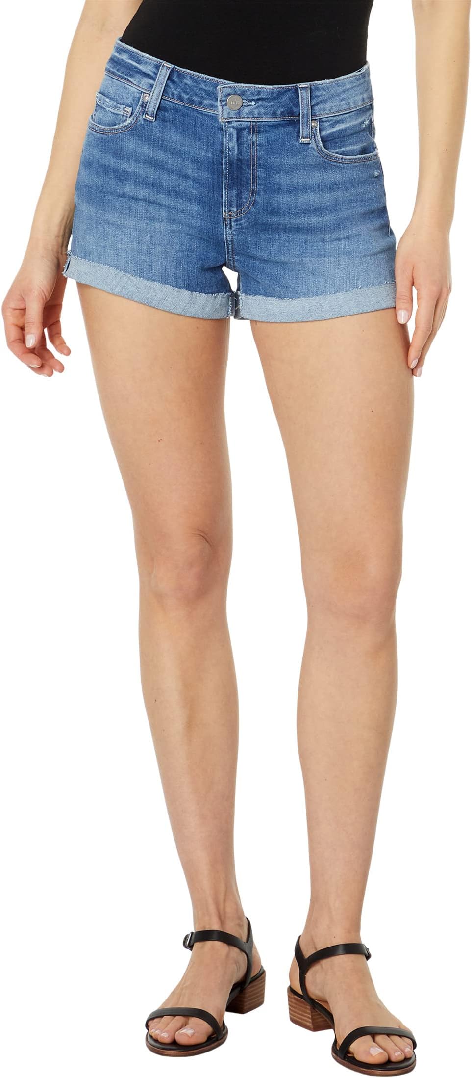 

Шорты Paige Jimmy Jimmy Shorts Raw Cuff in Reflection, цвет Reflection