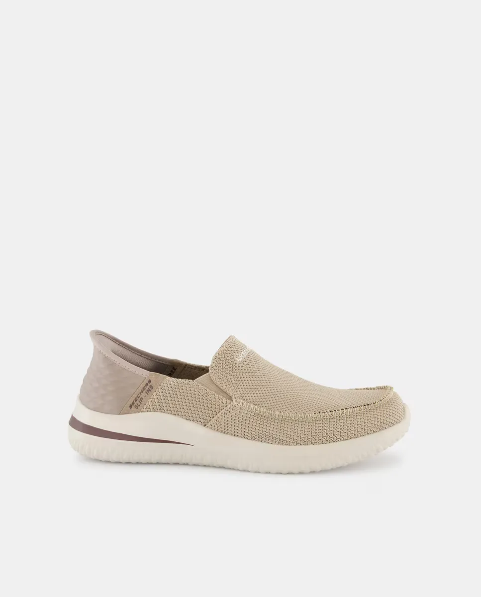 

Delson 30 мужские кроссовки Skechers, бежевый
