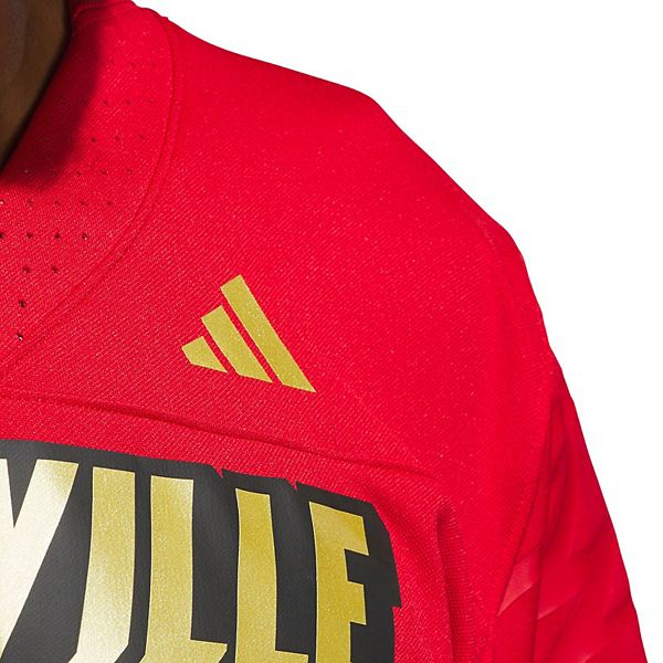 Мужская футболка #24 red Louisville Cardinals alternate premier strategy Adidas — фото 3