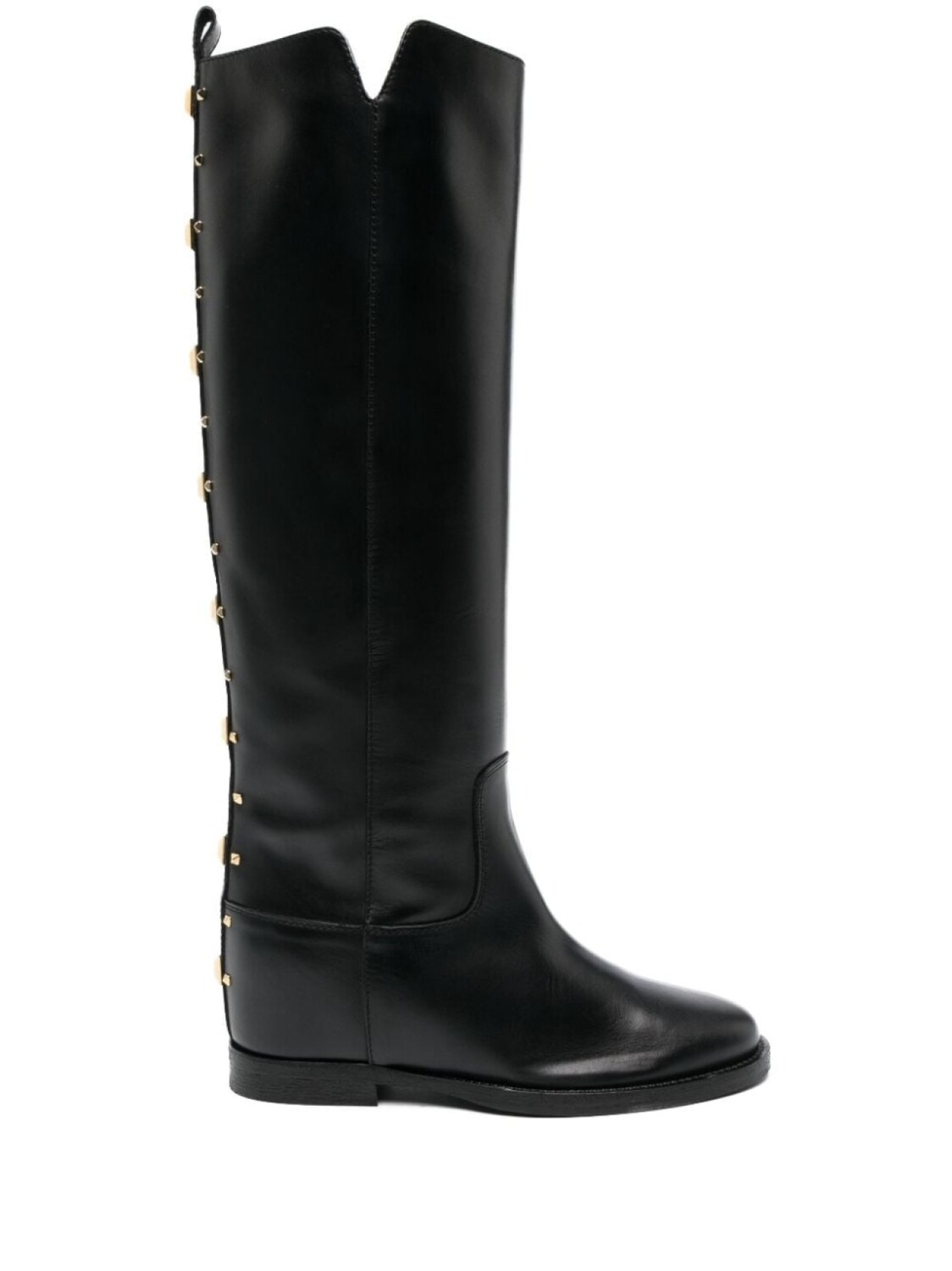 

Via Roma 15 сапоги с отделкой Rockstud, черный