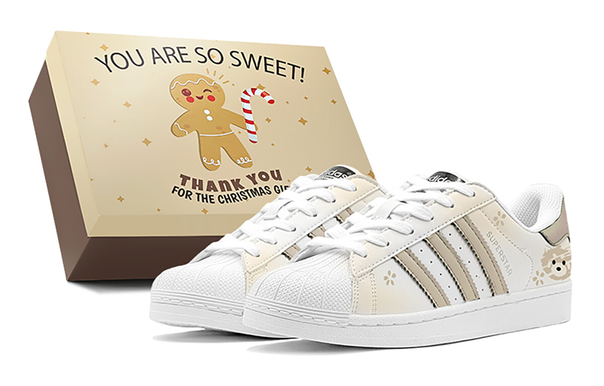 

Кроссовки adidas originals Superstar Skateboarding Shoes Unisex Low-top White, светло-желтый
