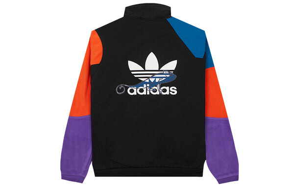 Куртка adidas originals MENS PT3 Fleece Jacket Black/Rainbow, черный — фото 2