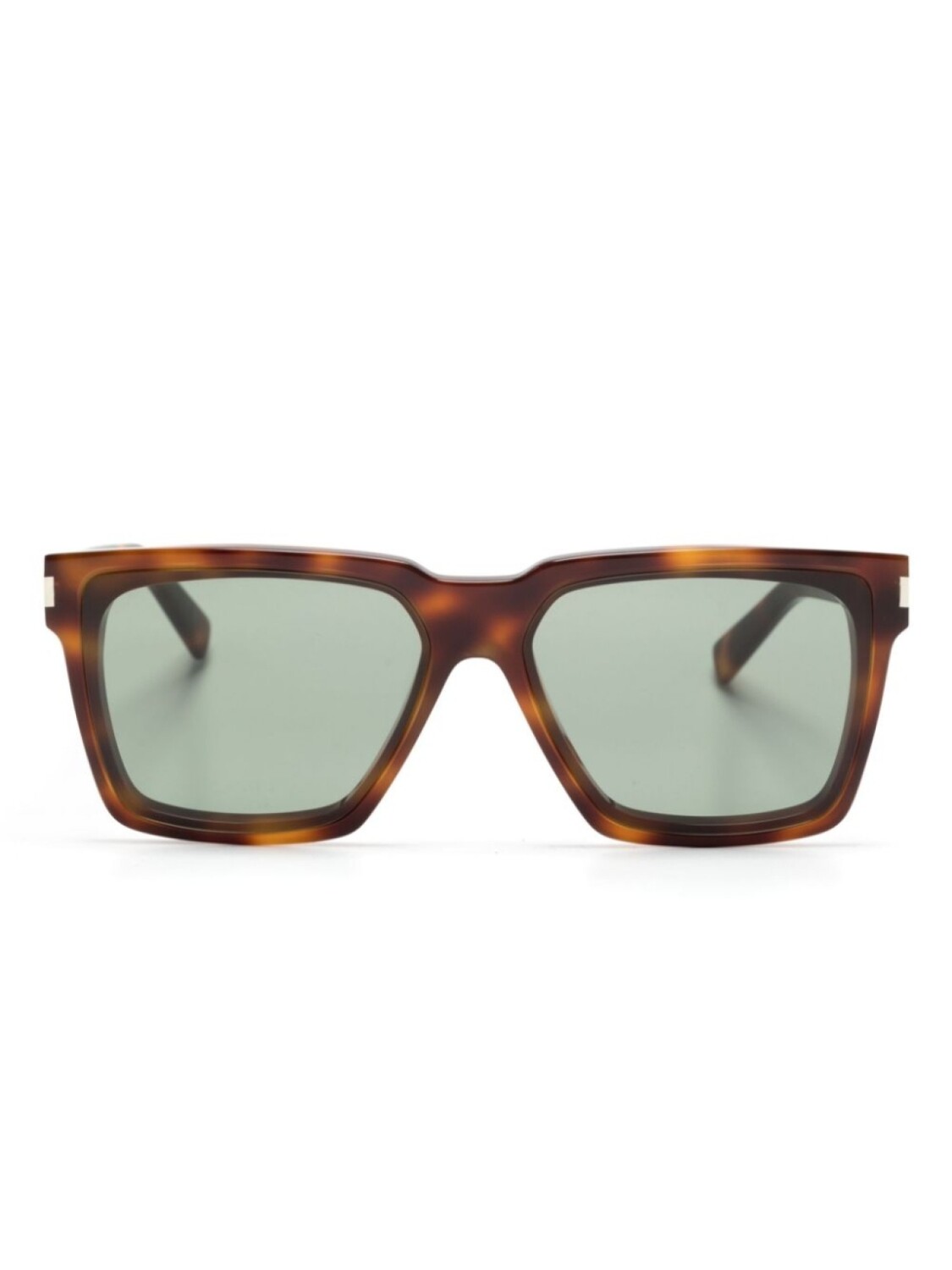 

Солнцезащитные очки Wellington в оправе черепаховой расцветки Saint Laurent Eyewear, коричневый