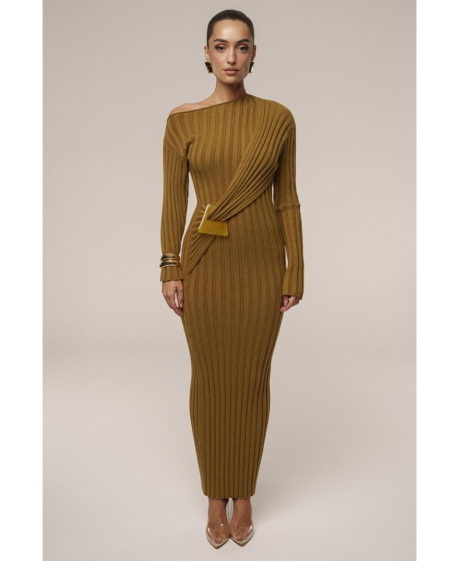 

Женское макси-платье на затылок JLUXLABEL, Green