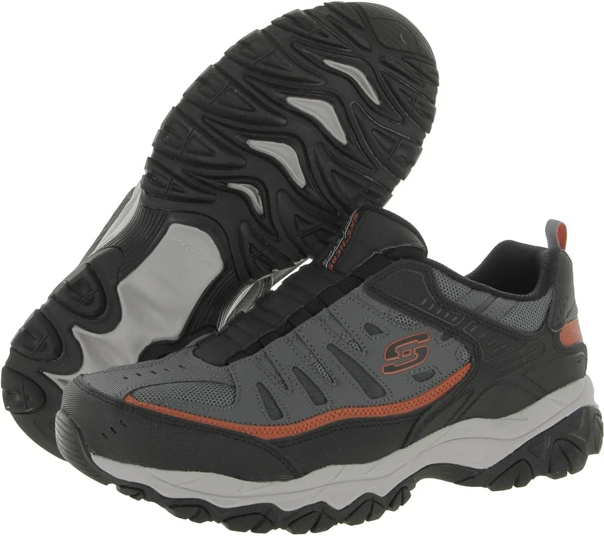 Мужские лоферы Skechers Afterburn, оранжевый — фото 3